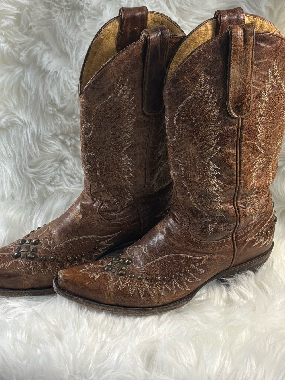 Idyllwind X Miranda Lambert Western Boots Women’s 7.5 B Brown Leather Snip Toe